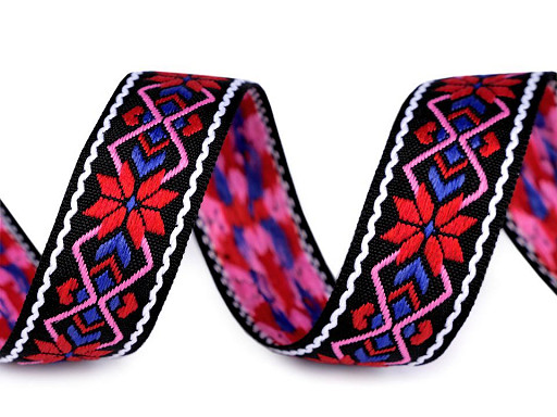 Native Indian Trim / Patterned Ribbon width 24 mm