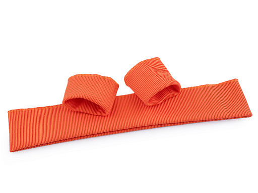 Ściągacz odzieżowy elastyczny szerokość 7 cm komplet (2x rękaw, 1x pas)