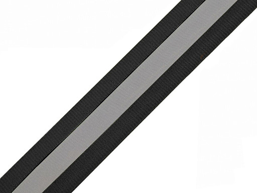 Reflexní páska šíře 25 mm na tkanině