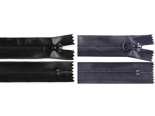 Vízálló cipzár No 7 hossza 18 cm spirálos