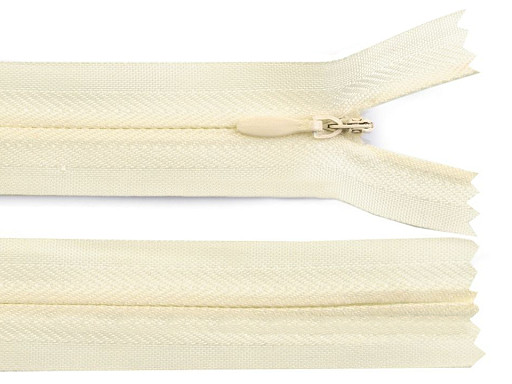 Invisible Nylon Zipper width 3 mm length 40 cm