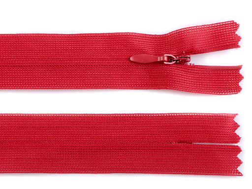 Invisible Nylon Zipper No 3, length 60 cm, dederon
