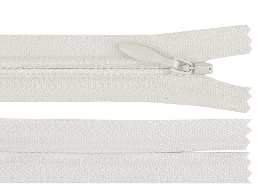 Invisible nylon zipper YKK No 4, length 60 cm