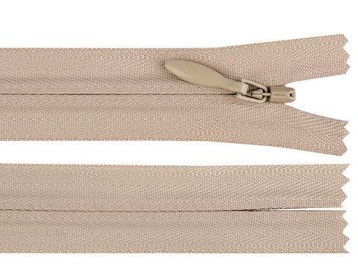 Spirálový zip skrytý YKK No 3 délka 50 cm