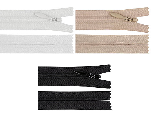 Fermoar spiralat ascuns YKK No 4 lungime 50 cm