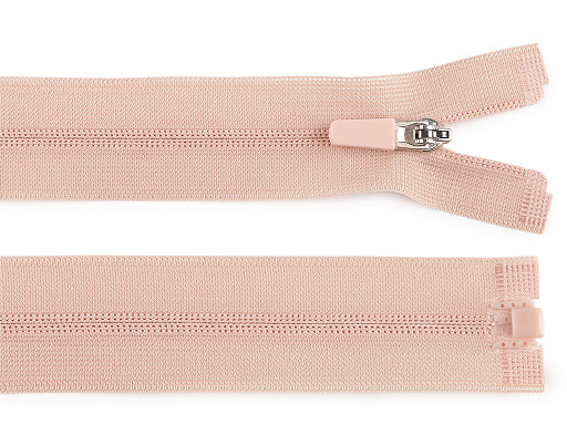 Spirálový zip skrytý dělitelný No 3 délka 55 cm