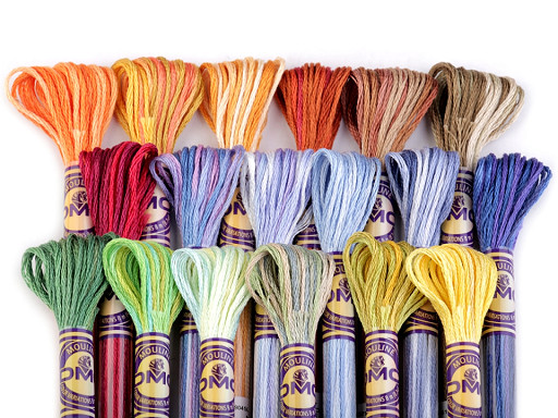 Fil de broderie DMC Mouliné, Variations de couleurs