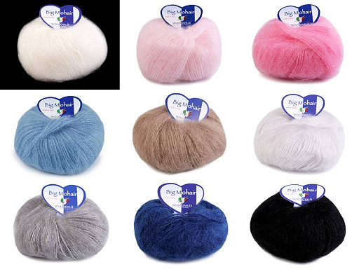 Fir de tricotat Big Mohair, 25 g