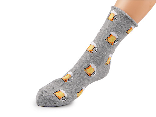 Pánské ponožky thermo se zdravotním lemem - pivo