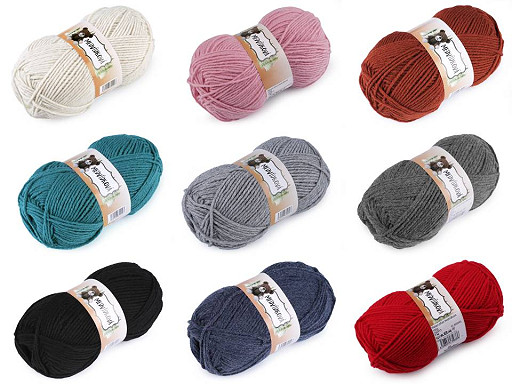 Pletací příze medvídková 100 g