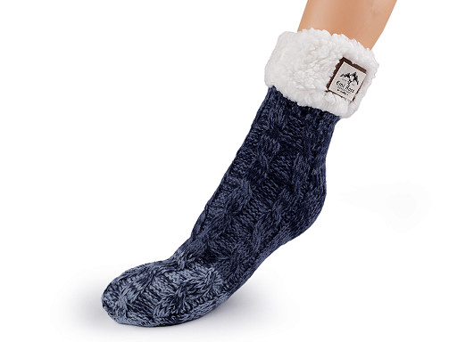 Wintersocken für Herren mit Fell und Anti-Rutsch Emi Ross