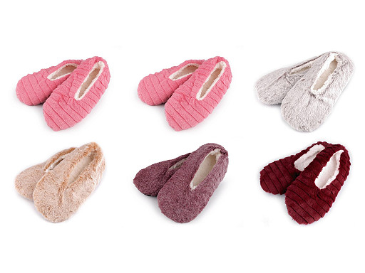 Pantofole invernali, da donna, con antiscivolo