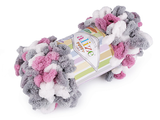 Fir de tricotat Alize Puffy color, 100 g