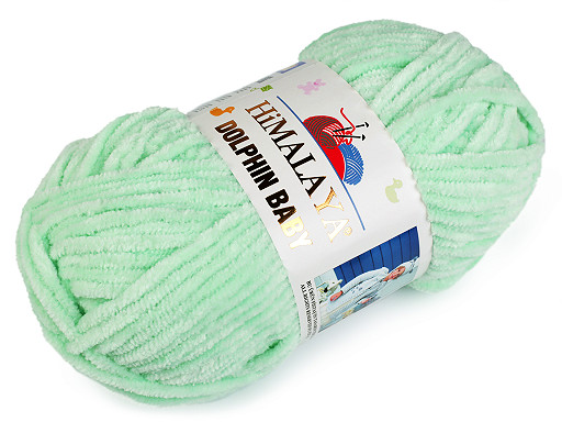 Knitting chenille yarn Dolphin Baby 100 g