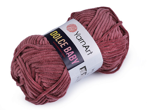 Fil à tricoter chenille Dolce Baby, 50 g