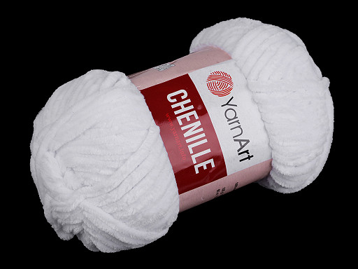 Fil à tricoter chenille, 100 g