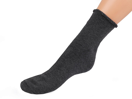 Chaussettes en coton pour homme, avec ourlet médical