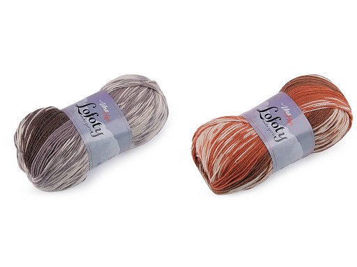 Self Patterning Sock Yarn 100 g Lofoty