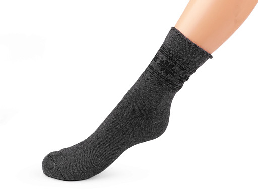Pánske ponožky so zdravotným lemom thermo