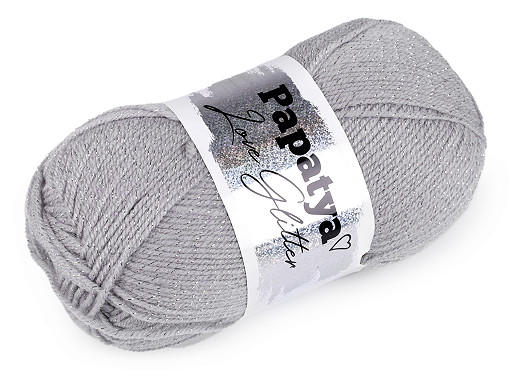 Knitting Yarn Papatya Love Glitter 100 g