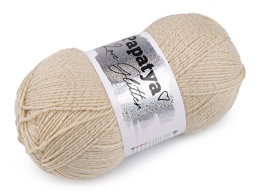 Knitting Yarn Papatya Love Glitter 100 g