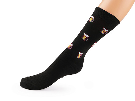 Calcetines tobilleros de algodón para hombre, oso