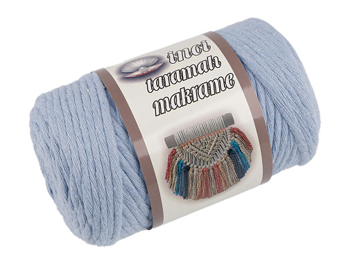 Recycled Cotton Macrame Yarn Ø5 mm, combing
