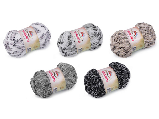 Pletací žinylková příze Dolphin Tweed 100 g