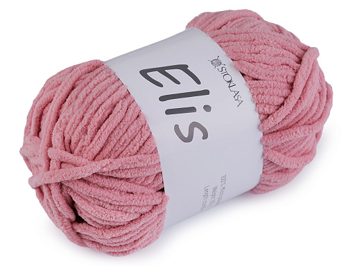 Pelote de laine chenille Elis, 100 g