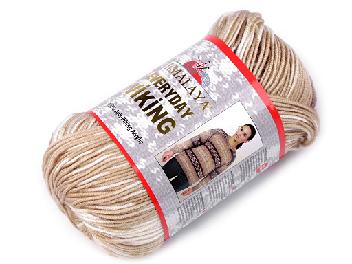 Strickgarn Everyday Viking selbstmusternd 100 g