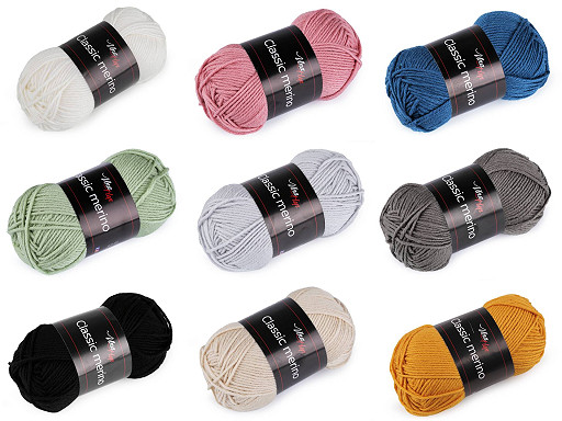 Pređa za pletenje – Classic Merino 50 g