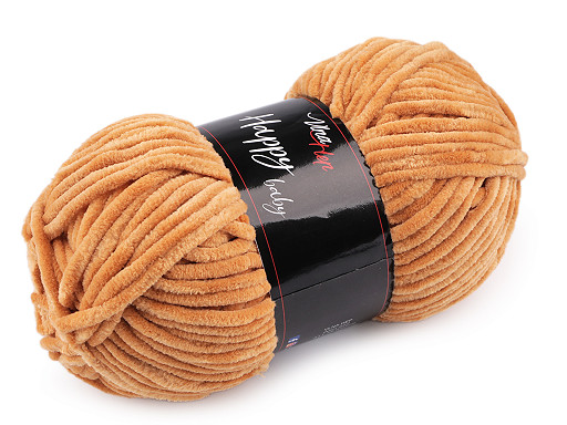 Chenille knitting yarn Happy Baby 100 g