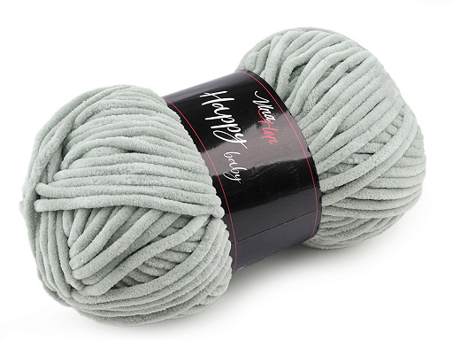 Chenille-Strickgarn Happy Baby, 100 g