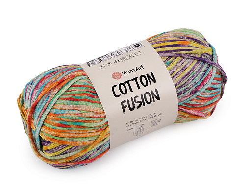 Cotton knitting yarn Cotton Fusion 100 g