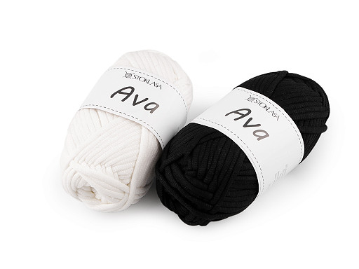 Knitting yarn Ava / round for making bags and baskets 100 g