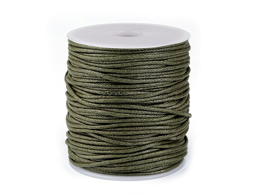 Cotton Waxed Cord Ø2 mm