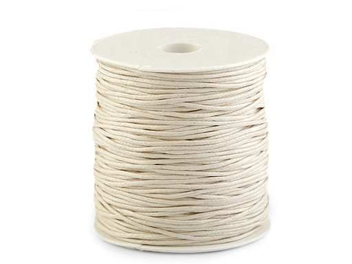 Cotton Waxed Cord Ø1,5-2 mm 