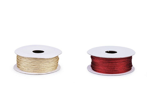 Cuerda/cordón con Lurex, Ø1 mm