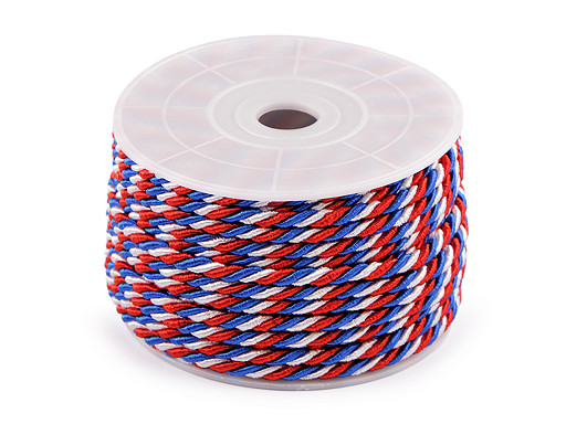 Tricolor Twisted Cord Ø4 mm