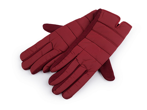 Guantes acolchados para mujer