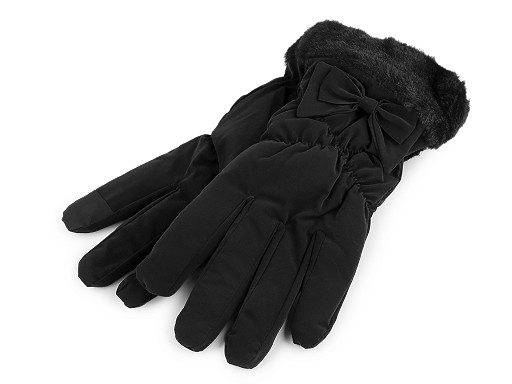 Női kesztyű, szigetelt, érintésérzékeny