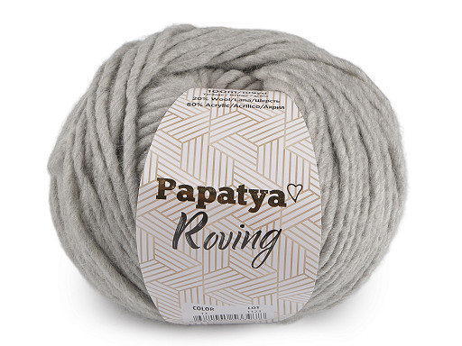Knitting yarn Papatya Roving 100 g