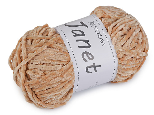 Pletacia ženilková priadza Janet 100 g
