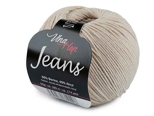 Pelote de laine Jeans, 50 g