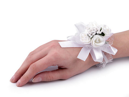 Wrist Corsages / Flower Bridesmaids Bracelet