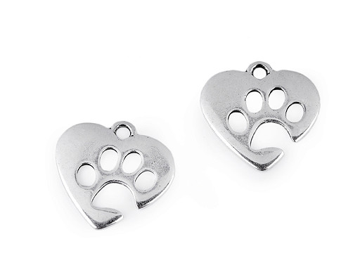 Anhänger Herz / Pfote