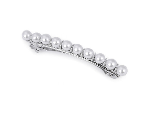 French Hair Clip with Pearls 