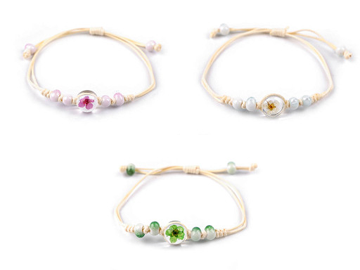 Bransoletka shamballa z koralikami 