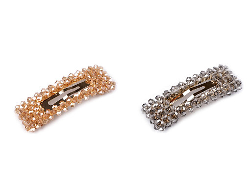 Barrettes à cheveux avec strass