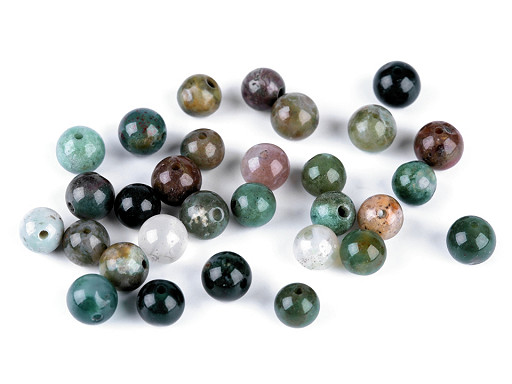 Mineral / Gemstone Beads Indian Agate Ø6 mm